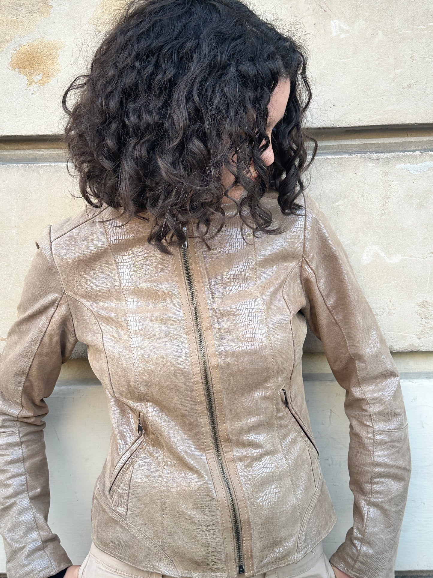 Leather jacket