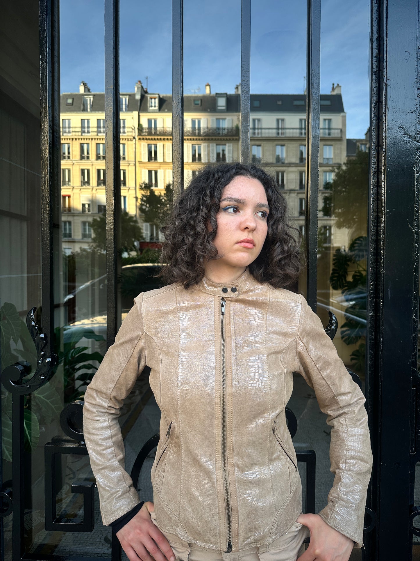 Leather jacket