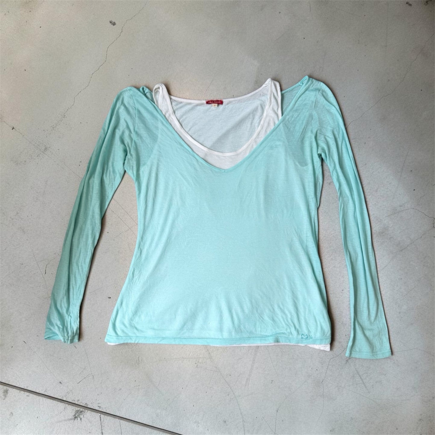 Layered long sleeve