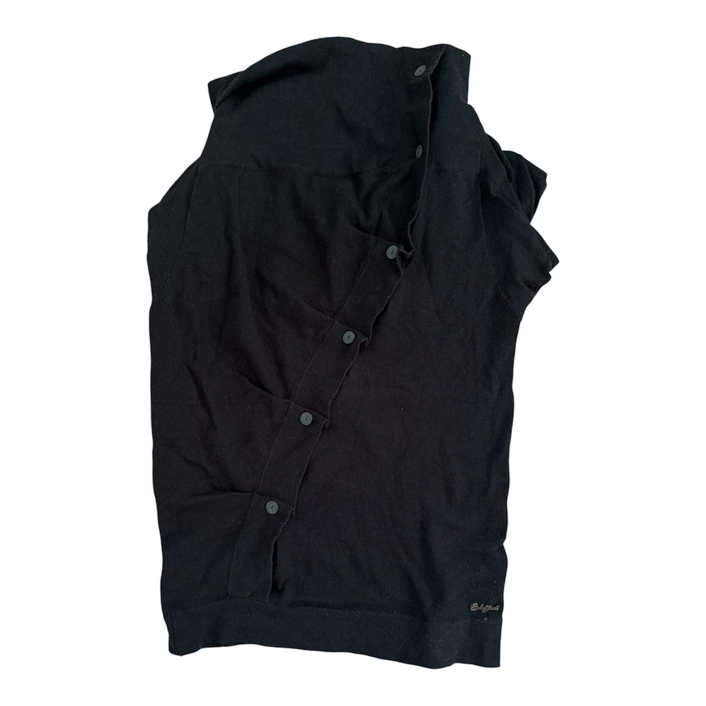 Asymmetrical knit top